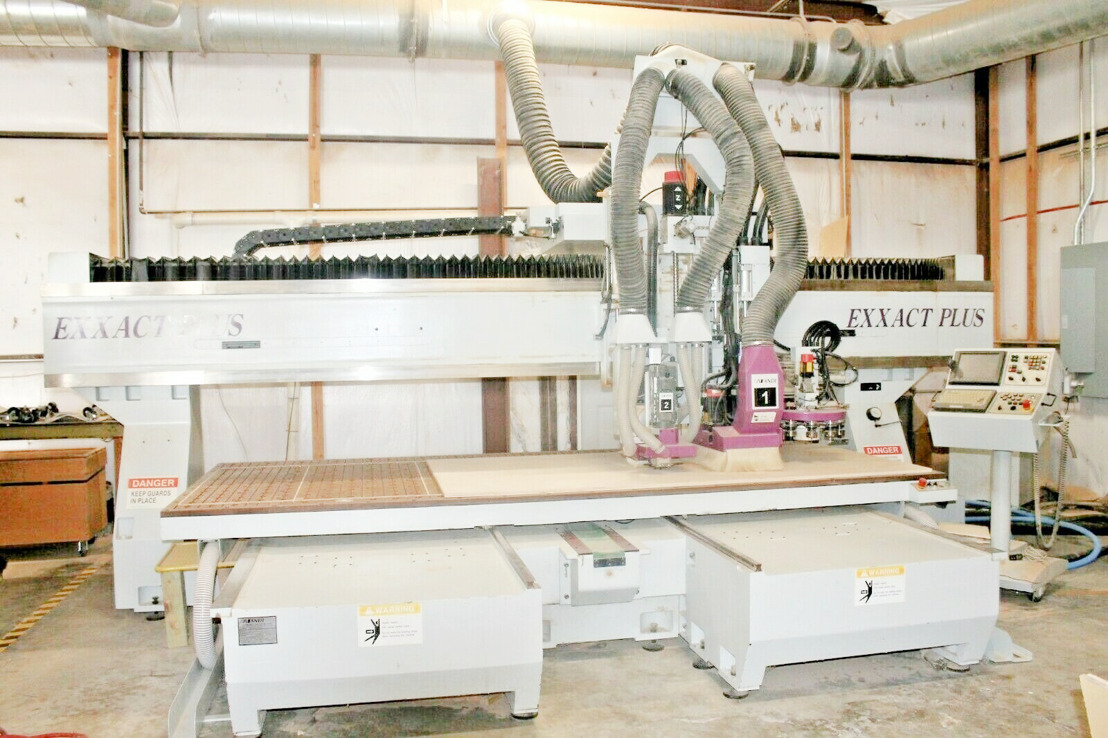 Anderson Exxact 5 x 12′ ATC MDrill Horizontal CNC Router (used) Item # UE-062022G (Indiana)