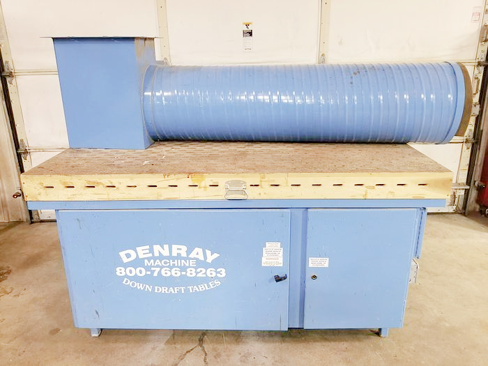 Denray 3672B Downdraft Table (used) Item # UE-060322E (Wisconsin)