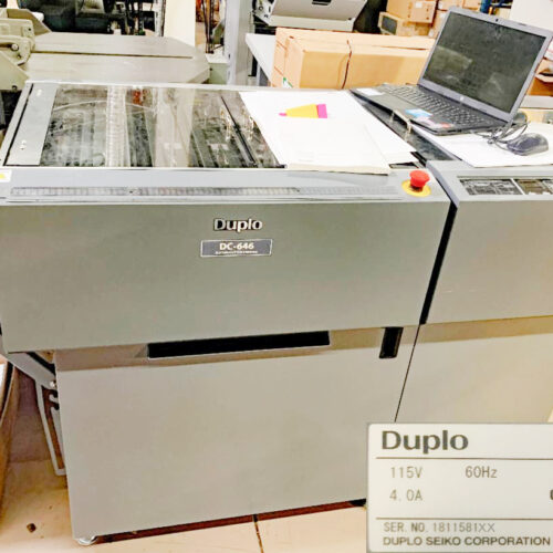 Duplo DC-646 DocuCutter Machine (used) Item # UE-071822B (Illinois)