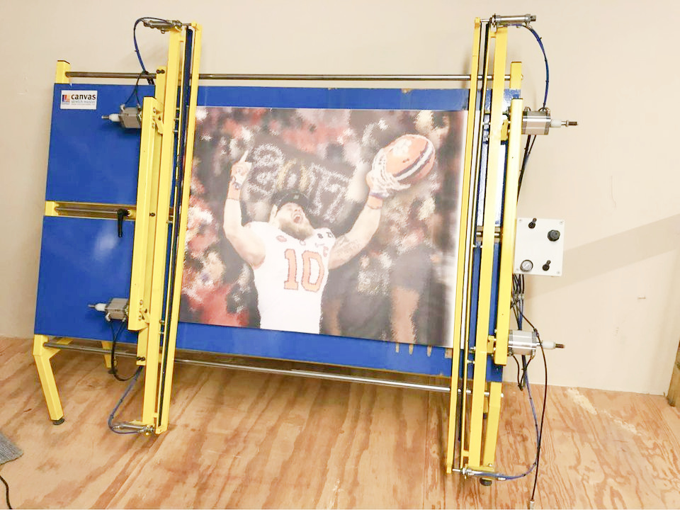 GAPP 1.6 Meter Canvas Stretching Machine (Used) Item # UE-062122A (South Carolina)
