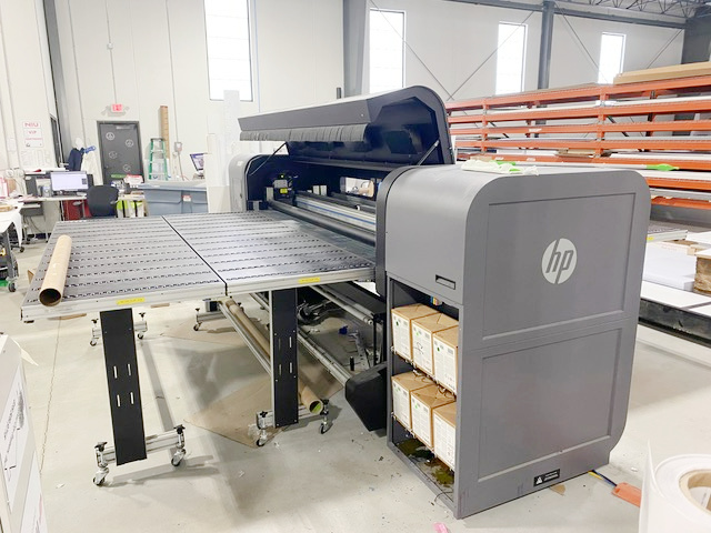 HP FB750 98 UV Hybrid Printer (used) Item # UE-071422A (New Jersey)