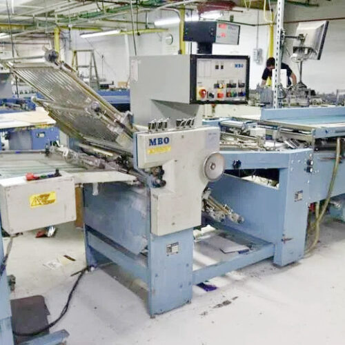 MBO B26 Continuous Feed Paper Folder (used) Item # UE-081222B (Ohio)