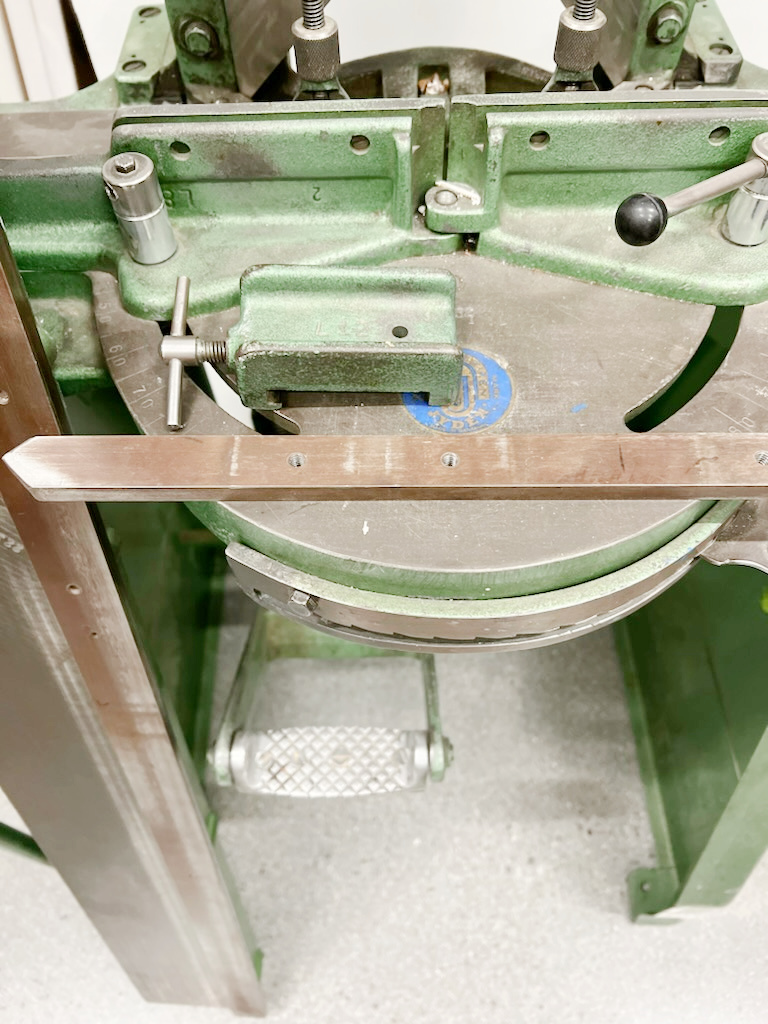 Equipment Lot: Kutrimmer Paper / Board Cutter, Jyden Chopper & Cassese CS Pneumatic Underpinner (used) Item # UE-081222C (Nevada)