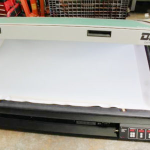 Equipment Lot: Vacuseal 4468H Dry Mount Press, Fletcher 3000 Multi Material Cutter & Fletcher 2200 Mat Cutter (Used) Item # UE-051922A (Florida)