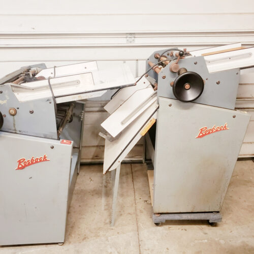 Rosback Perforator Machines (Used) Item # UE-091622D (Indiana)