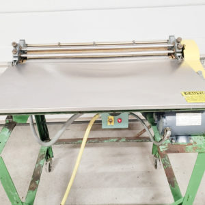 Equipment Lot: Potdevin Z27 27" Hot Gluer & Potdevin W30 30" Rotary Press (Used) Item # UE-101822B