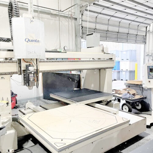 Quintax Q3M 3-Axis Dual 5×5 Tables CNC Router (Used) Item # UE-102022C