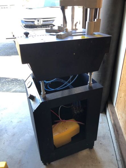 Picture Framing Equipment Lot: ITW AMP VN42 Joiner, Jyden Chopper, Fletcher 2200 48″ Mat Cutter (Used) [Medford, OR] Item # UE-111722B