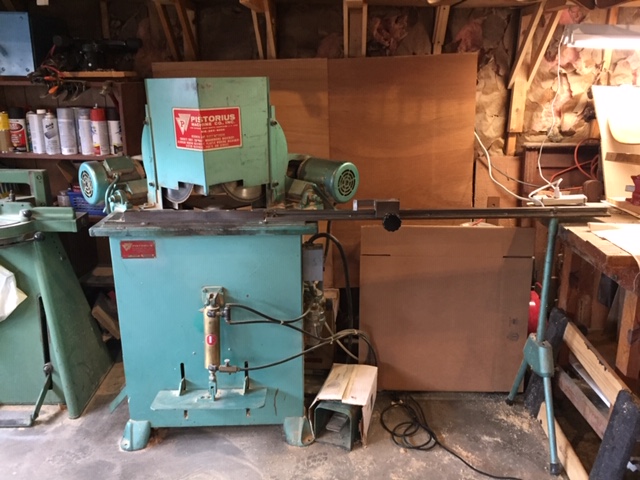 Equipment Lot: Pistorius EMN-12 Double Miter Saw w/ Measuring Table & Stop, Morso Chopper w/ Measuring Table, Fletcher Multi Material Wall Cutter, C&H 60″ Mat Cutter, & C&H 48″ Mat Cutter (Used) [Pennsylvania] Item # UE-112722A