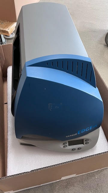 Gerber Edge FX Thermal Transfer Printer (Used) Item # UE-122222D