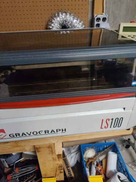 35 W Gravograph LS100 C02 Laser Engraver (Used) Item # UE-122222B