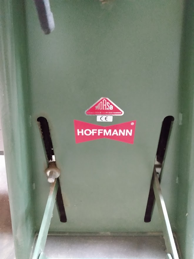 Equipment Lot: Hoffmann MU2P Router, Hoffmann MORSO Beaded Face-frame Notching Machine, & Holz-Her 1265S Supercut Heavy Duty Vertical Panel Saw (Used) [Massachusetts] Item # UE-010322B