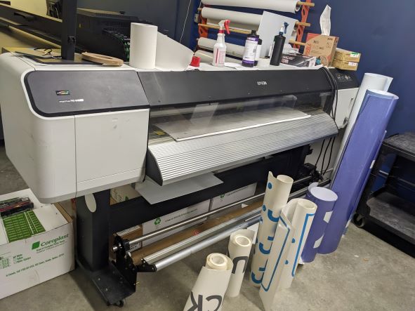 Equipment Lot: Epson Stylus PRO GS6000, Hercules Merigraph Polymer Plate System Lot, & Nova Polymers 24″ x 30″Orbital X Photopolymer Processor (Used) Item # UE-012023D