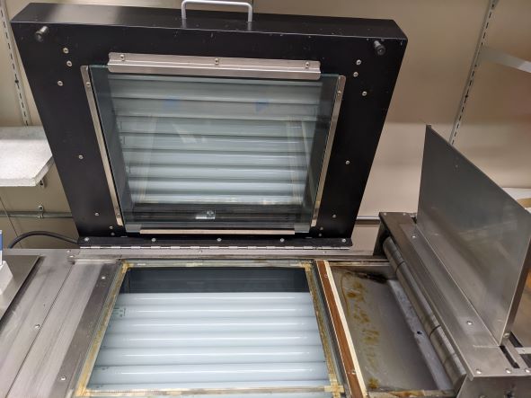 Equipment Lot: Epson Stylus PRO GS6000, Hercules Merigraph Polymer Plate System Lot, & Nova Polymers 24″ x 30″Orbital X Photopolymer Processor (Used) Item # UE-012023D