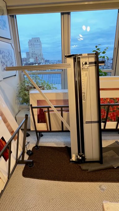 Picture Framing Equipment Lot: Fletcher 2100 48″ Mat Cutter, Seal Masterpiece 500T X Dry Mount Press, & Framing Supply Lot (Used) [Phila.,PA] Item # UE-012323D