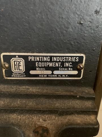 Equipment Lot: Challenge Champion 305MC Paper Cutter, Potdevin ZF / Z 21″ Hot Gluer, Printing Industries Model C Manual Corner Rounder Cutting Machine (Used) Item # UE-020623C