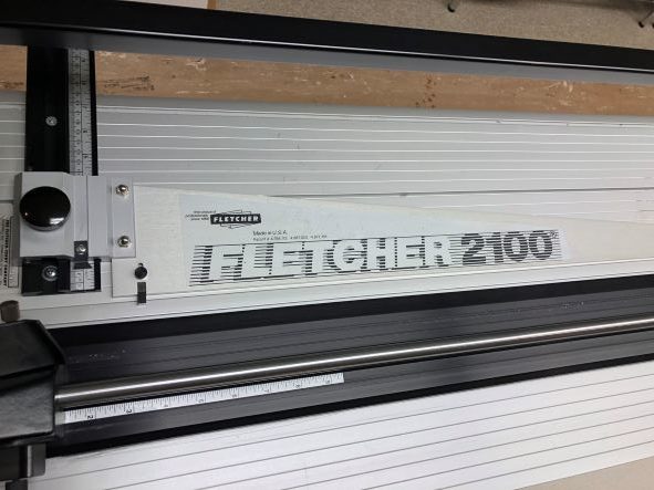 Picture Framing Equipment Lot: Fletcher 3000 Cutter, Fletcher 2100 Cutter, Seal Masterpiece 210M Press, Fletcher 1000 Oval Cutter (Used) Item # UE-020923A