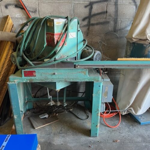 Pistorius MN300 / MN-300 Double Miter Saw & Reliant Dust Collector NN830 / Model 830 (Used) Item # UE-032923A