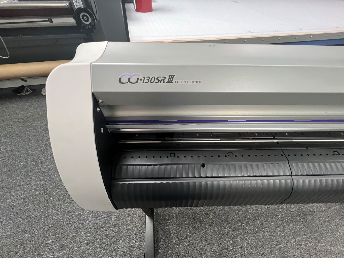 Equipment Lot: Mimaki Model LA-160W 62″ Heat Assisted Laminator, Mimaki CG-130 61″ SR III Vinyl Cutter, Mimaki JV100-160 64″ Eco-solvent Printer (Used) Item # UE-033023B