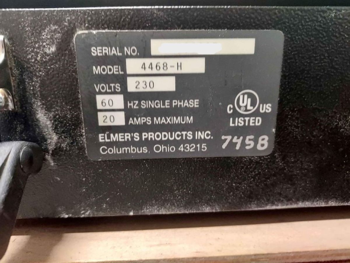 Bienfang / Vacuseal 4468H Vacuum Heat Press (Used) Item # UE-041923A
