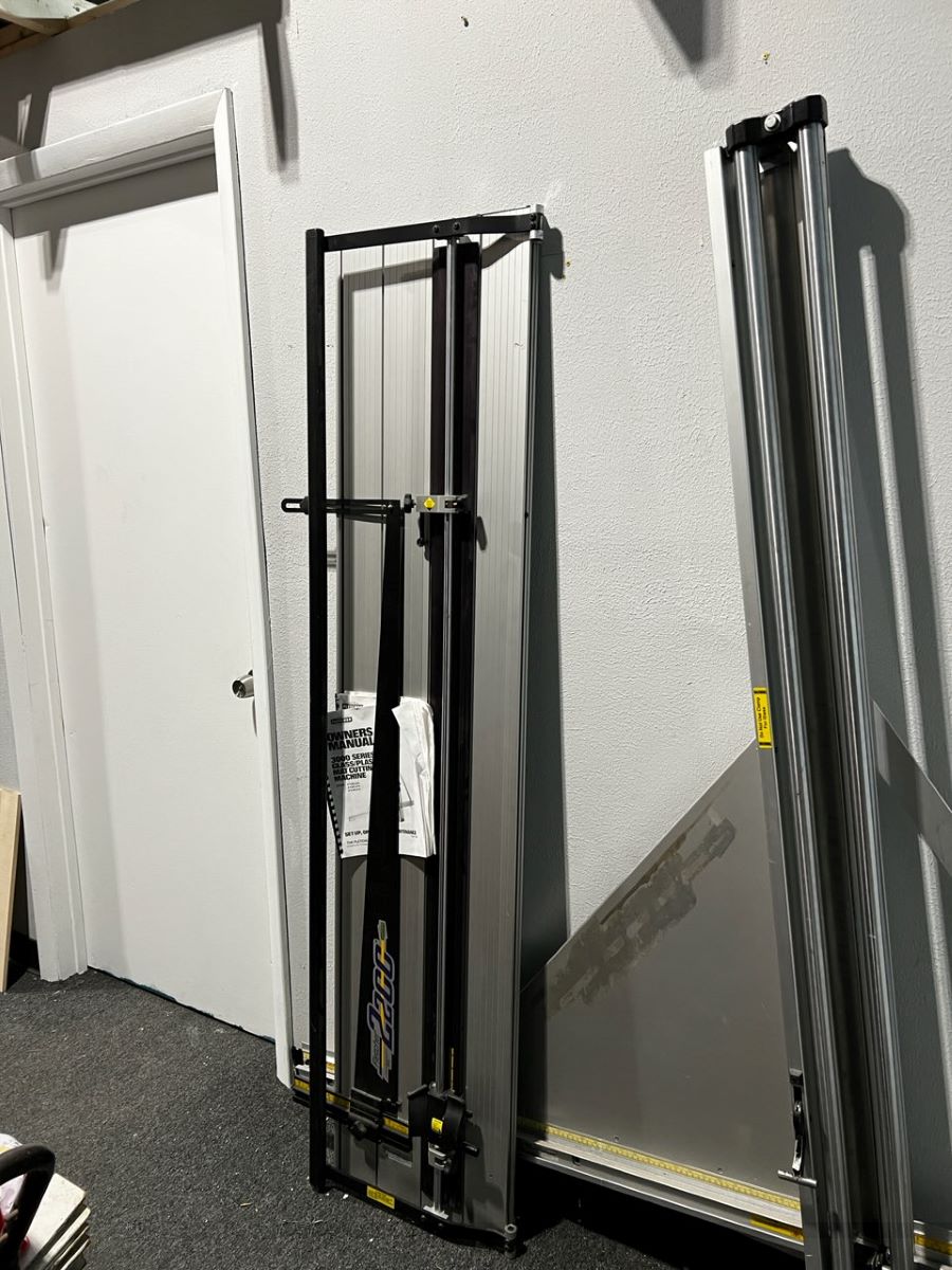 Equipment Lot: Fletcher 3000 Multi Material Cutter, Fletcher 2200 60″ Mat Cutter