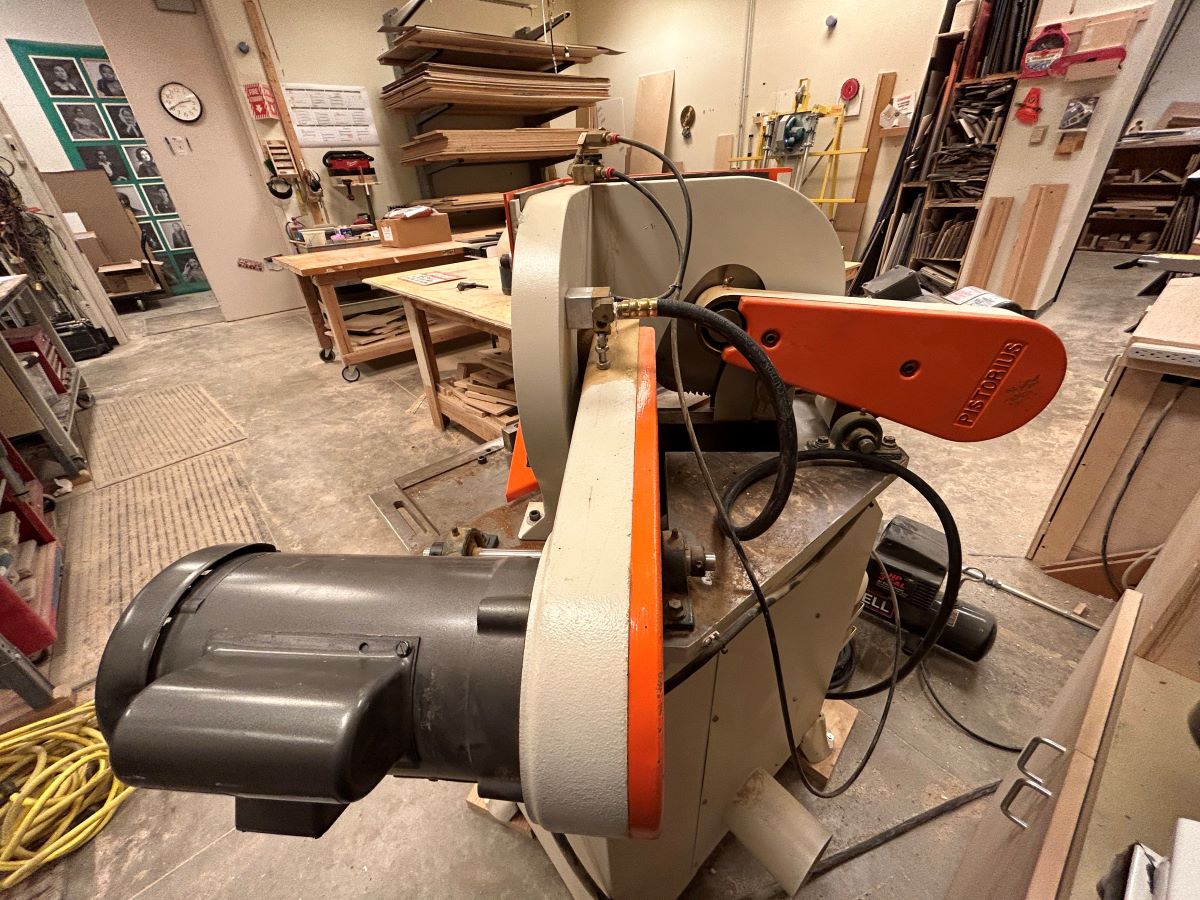 Pistorius EMN-12 / EMN12 Double Miter Saw with Measuring Table (Used) Item # UE-050923A