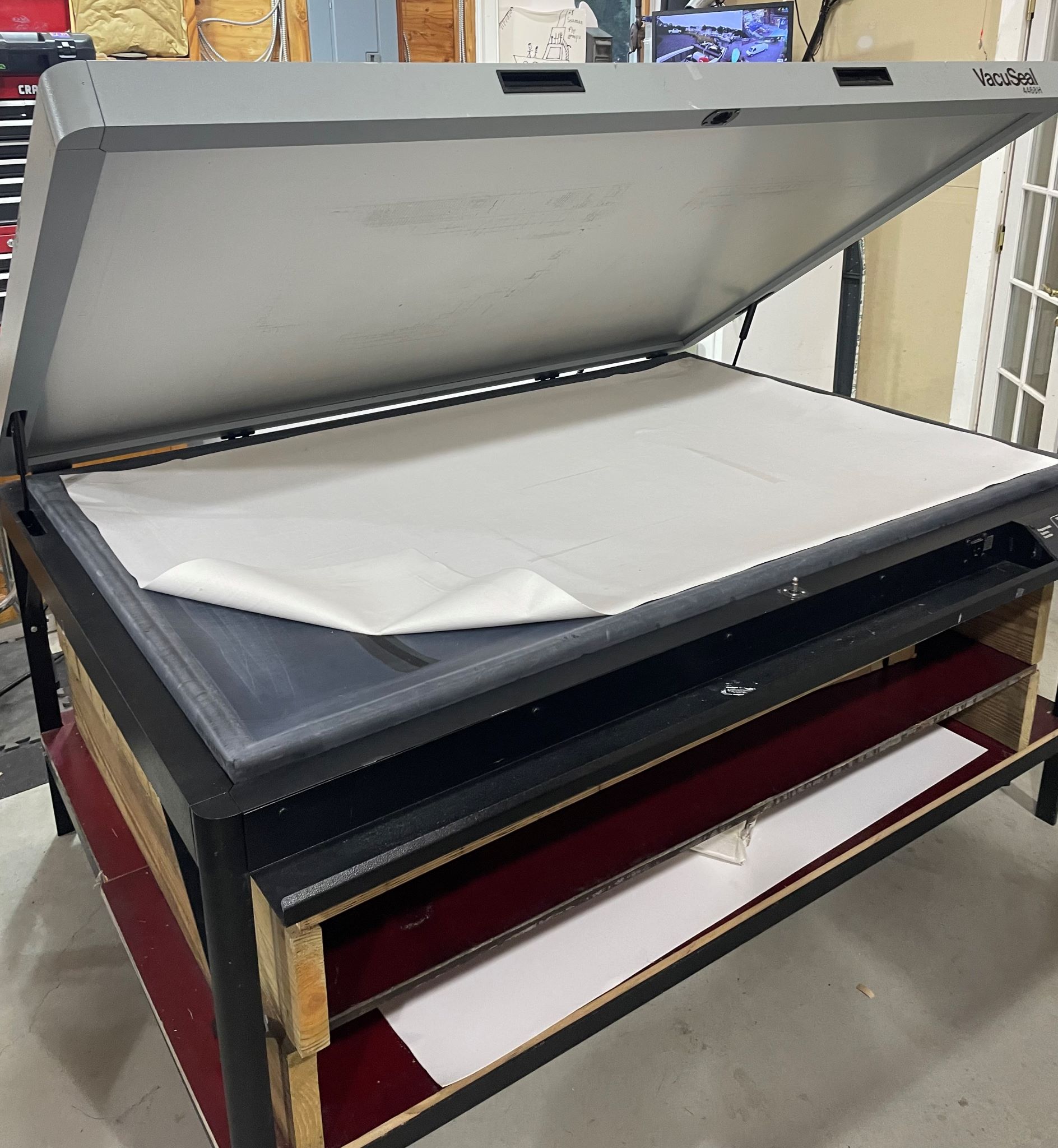 Equipment Lot: Vacuseal 4468H Vacuum Heat Press & Morso F Chopper (Used) Item # UE-091923A