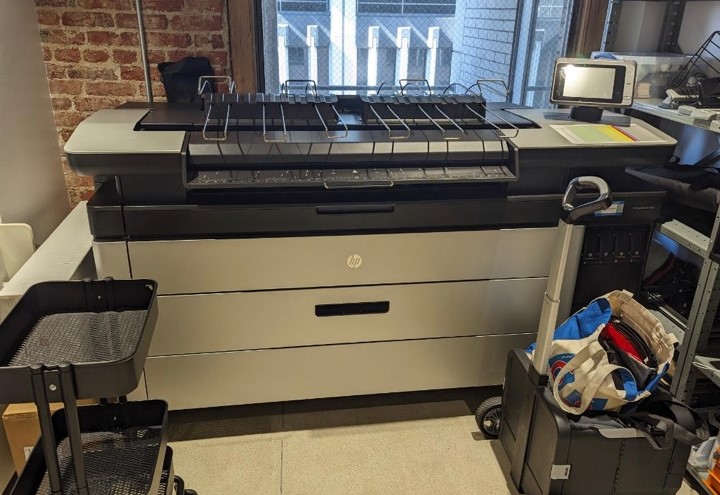 HP PageWide XL 4100 40″ Multifunction Printer (Used) Item # UE-102323B