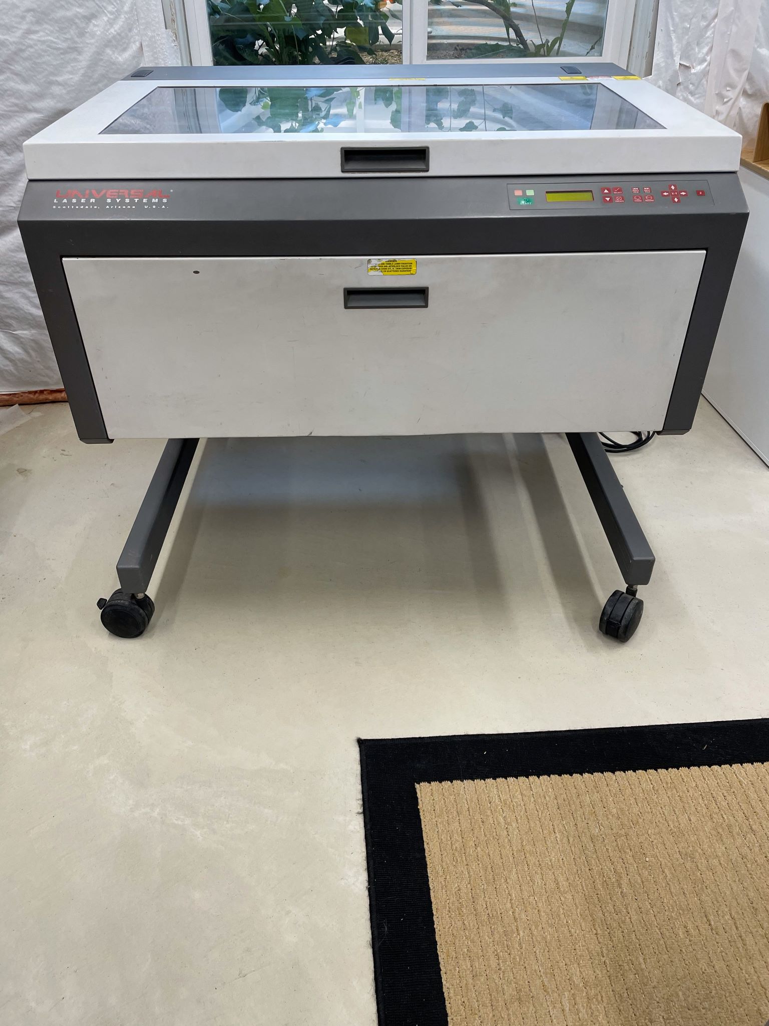 Equipment Lot: Universal Laser Systems Engraver ULS-X660 & Purex International LX 400i Digital Hepa Fume Extractor (Used) Item # UE-112723B