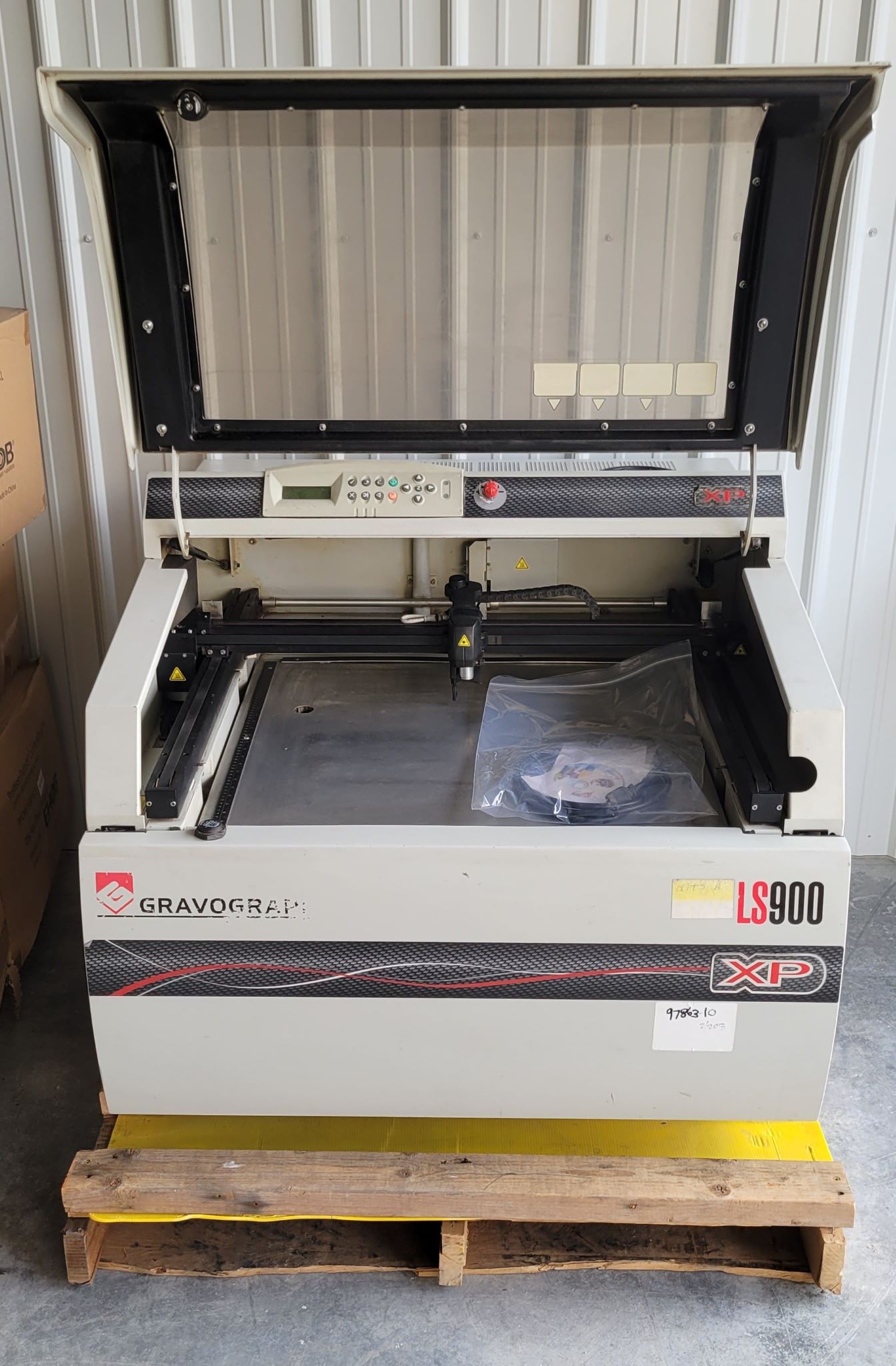 Equipment Lot: Gravotech / Gravograph LS900 XP / LS900XP Laser Engraver, Epilog Fusion Pro 16000 Laser System, Stratasys F370 3D Printer (Used) Item # UE-121123A