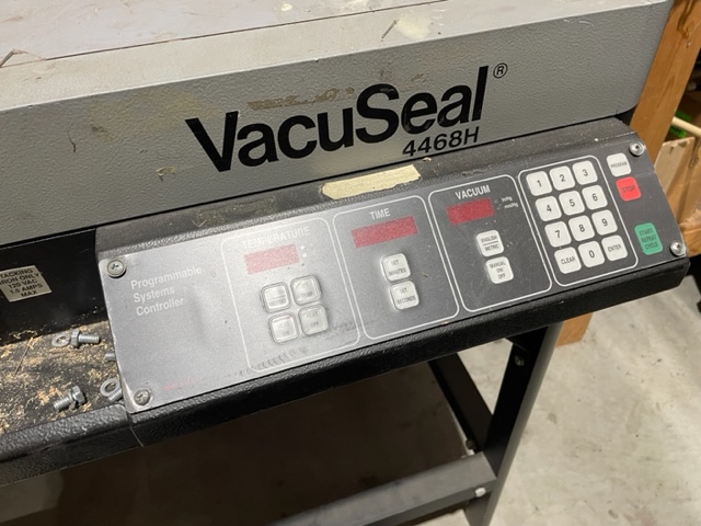 VacuSeal 4468H Vacuum Heat Press w/ Stand (Used) Item # UE-010224A