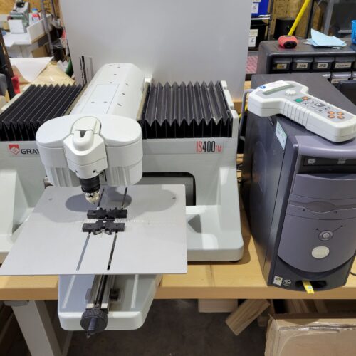 Equipment Lot: Gravograph IS400 Trophy Master Rotary Engraving Machine & GCC Jaguar V LX 24