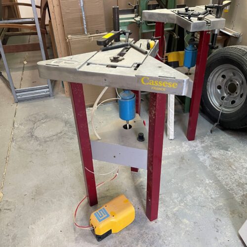 Equipment Lot: Jyden Chopper, Cassese CS89 Frame Joiner & Frame Square Saw Model 1000 (Used) Item # UE-022124B