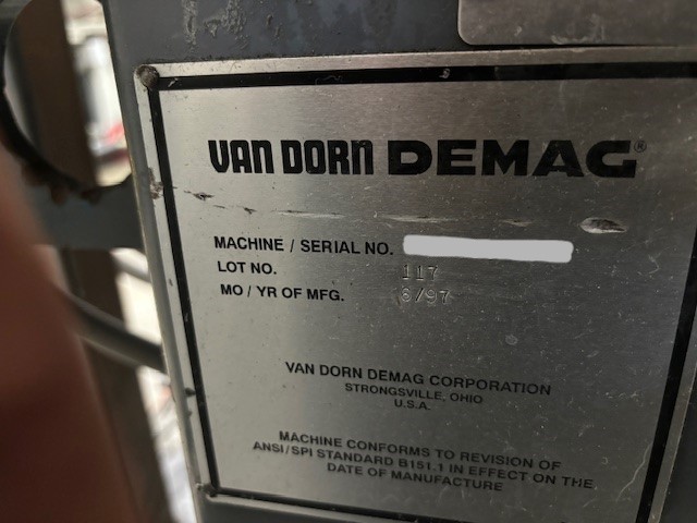 Equipment Lot: Van Dorn Demag 300-HT-30 Injection Molding Machines (Used) Item # UE-040824B