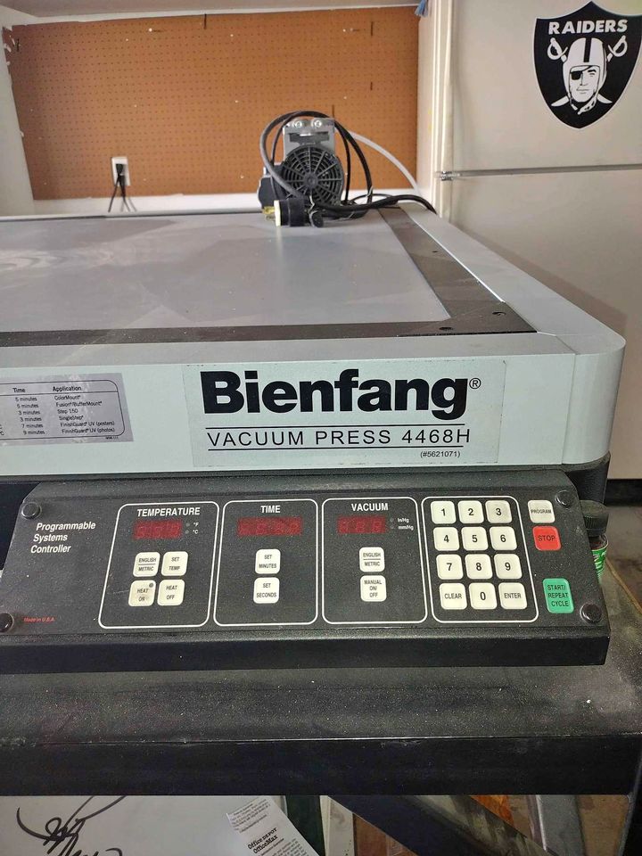 Bienfang ( Vacuseal / D&K ) 4468H Vacuum Heat Press (Used) Item # UE-051424A