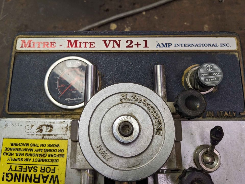 Equipment Lot: AMP Mitre-Mite VN2+1, Fletcher 3000, & More