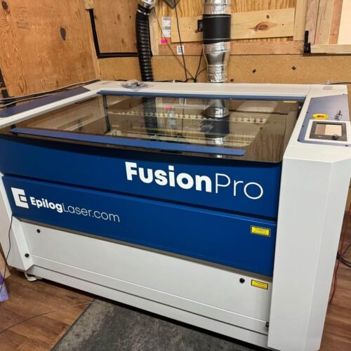 Equipment Lot: Epilog Fusion Pro 48 Laser Series 120 Watt & 80 Watt Fiber Laser Marking System (Used) Item # UE-051624B