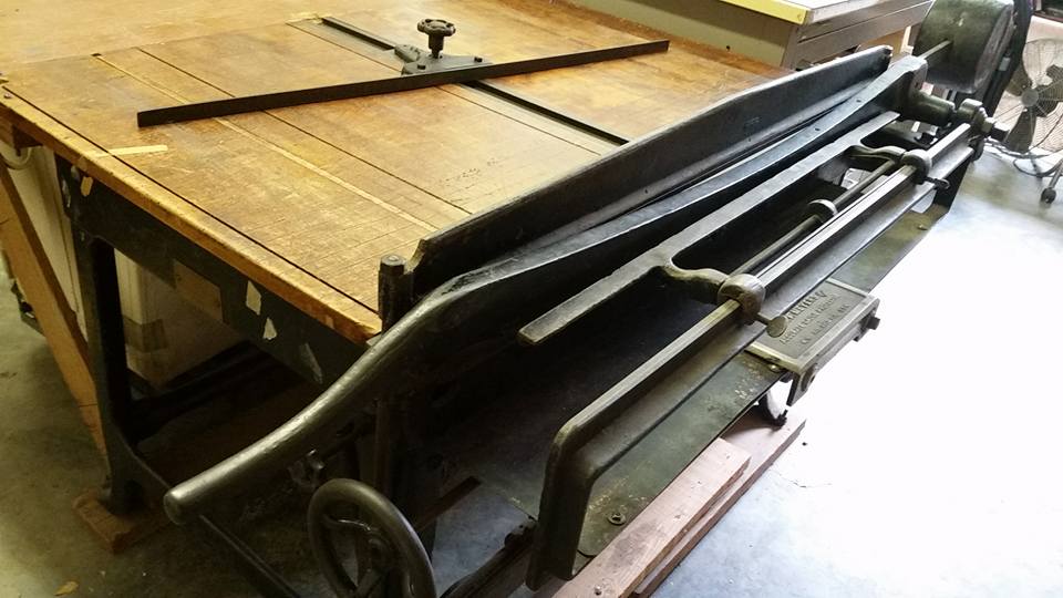 Board Shear 50″ – T.W. & C.B. Sheridan Co. ( Similar to John Jacques & Sons ) (Used) Item # UE-061224A