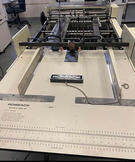 Rosback 223SR High Speed Perforating, Scoring, and Slitting Machine (Used) Item # UE-100324A