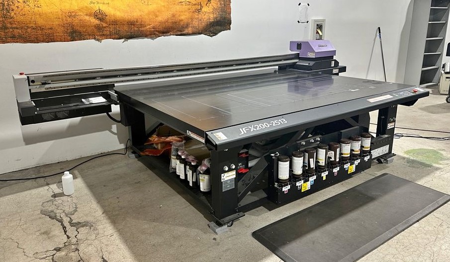 Mimaki JFX200 Series JFX200-2513 Flatbed Printer (Used) Item # UE-100724F