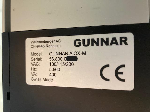 Gunnar AiOX Hybrid M Computerized Mat Cutter (Used) Item # UE-111124D