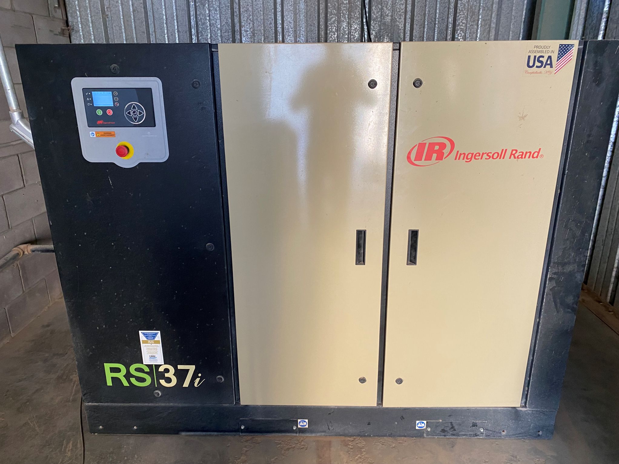 Ingersoll Rand RS 37i Premium Rotary Screw Air Compressor (Used) Item # UE-111324F