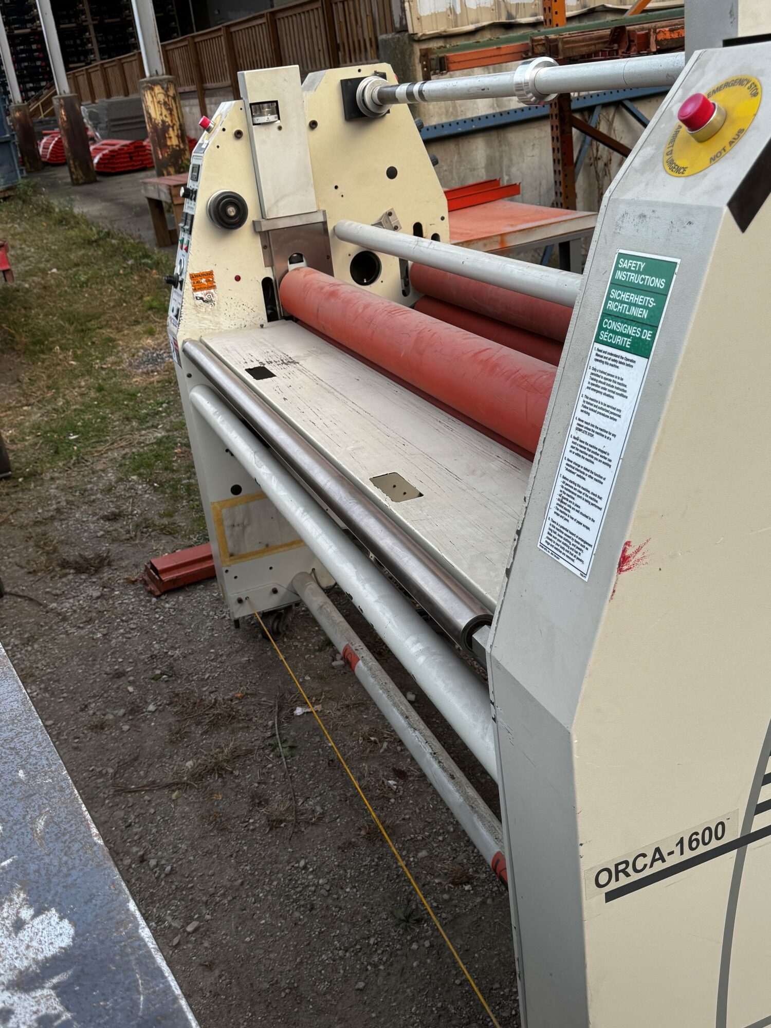 GBC Pro-Tech ORCA 1600 60″ Industrial Large Format Hot/ Cold Laminator (Used) Item # UE-112624A