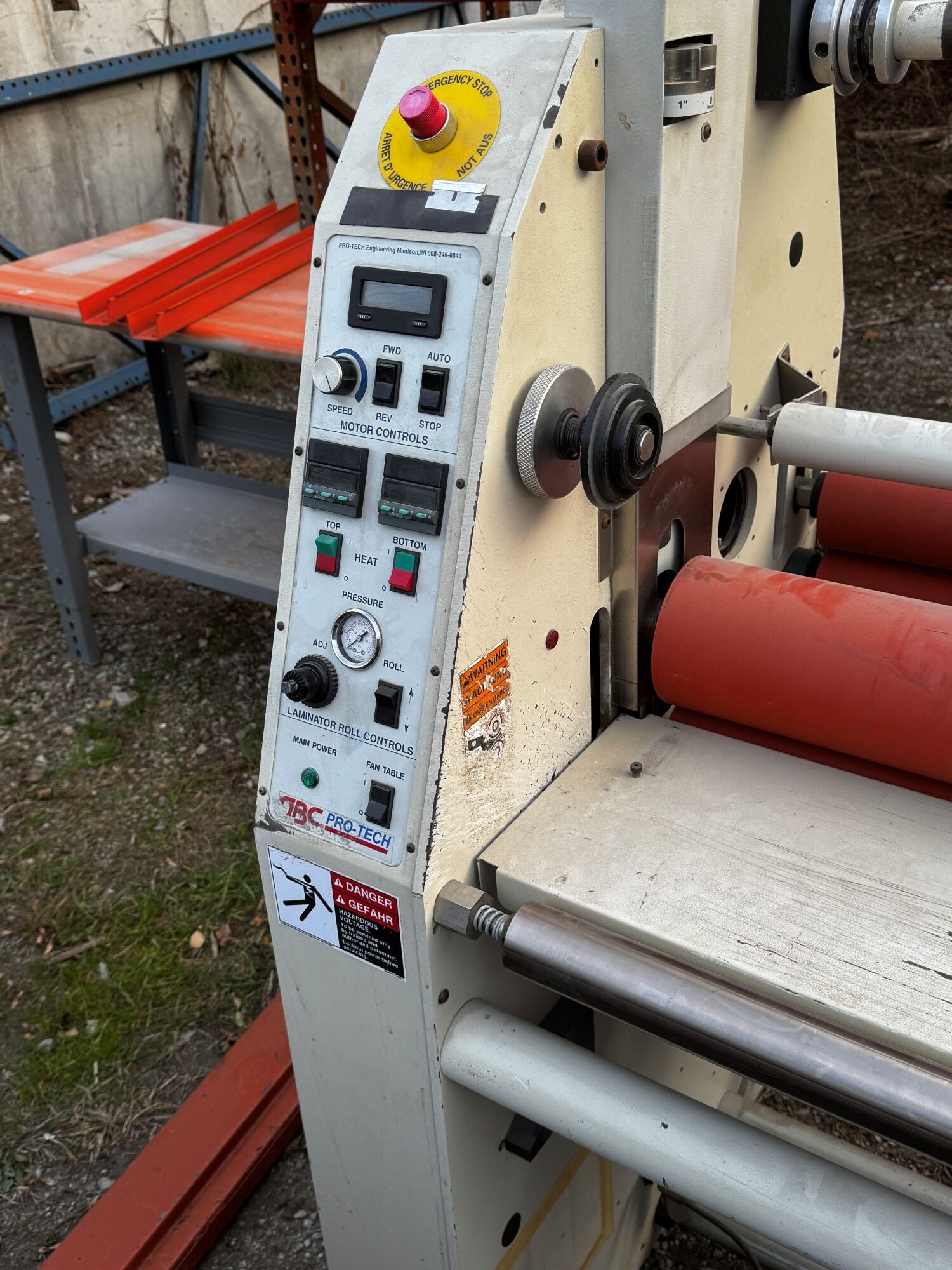 GBC Pro-Tech ORCA 1600 60″ Industrial Large Format Hot/ Cold Laminator (Used) Item # UE-112624A