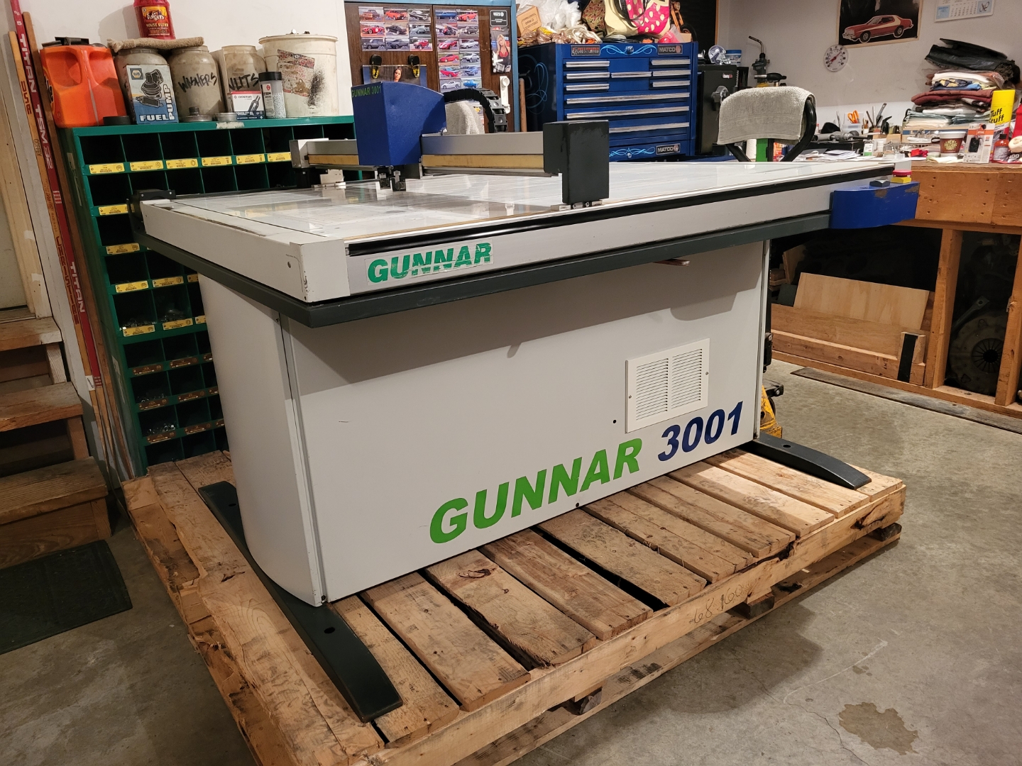 Gunnar 3001M CMC Computerized Mat Cutter (Used) Item # UE-112624D