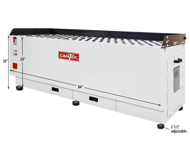 Cantek FT2200 Downdraft Table (New) Item # CT-103200