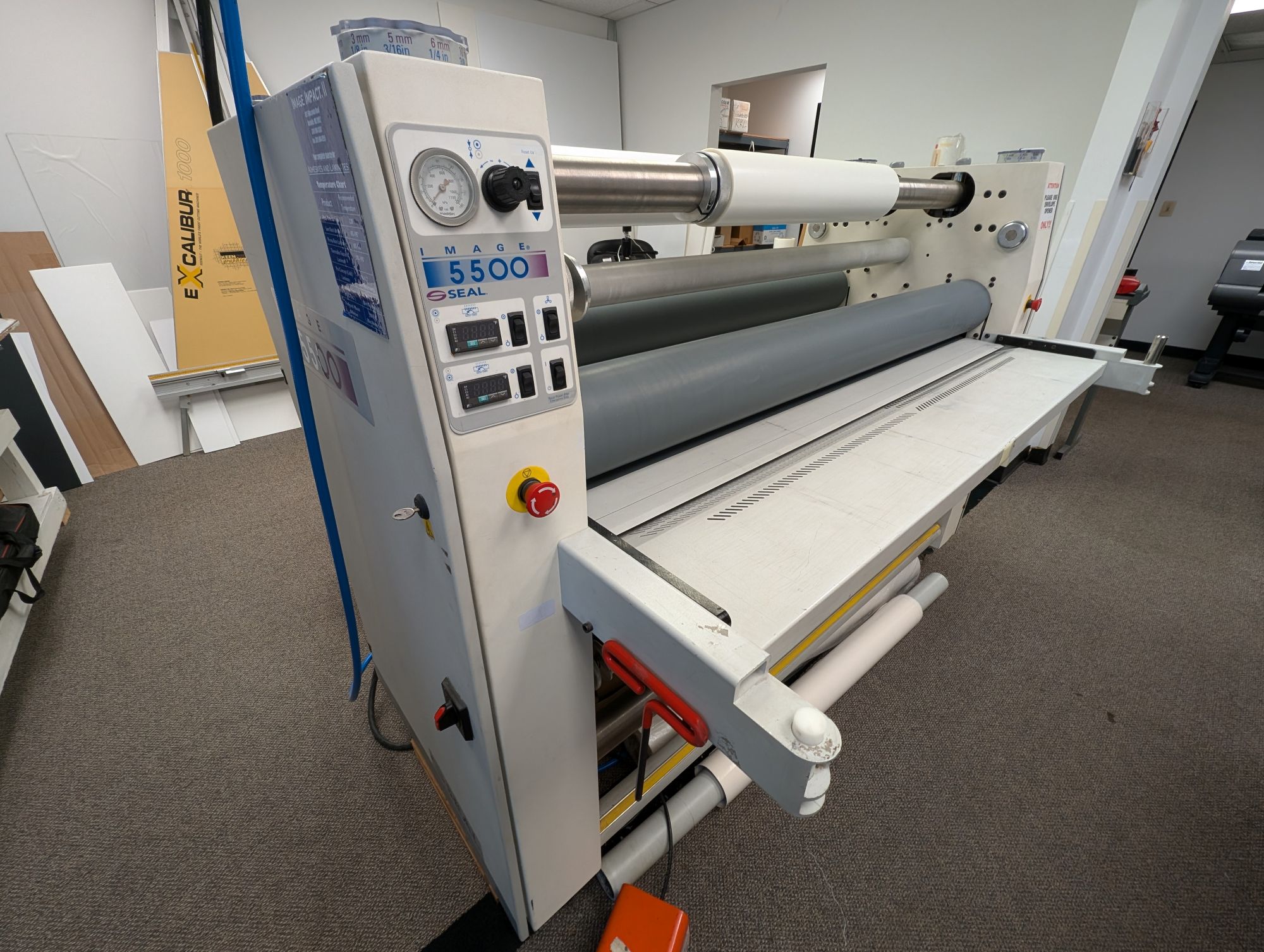 Seal Image 5500 60″ Laminator Hot / Cold – Bi-Directional Roller Laminator (Used) Item # UE-121224A