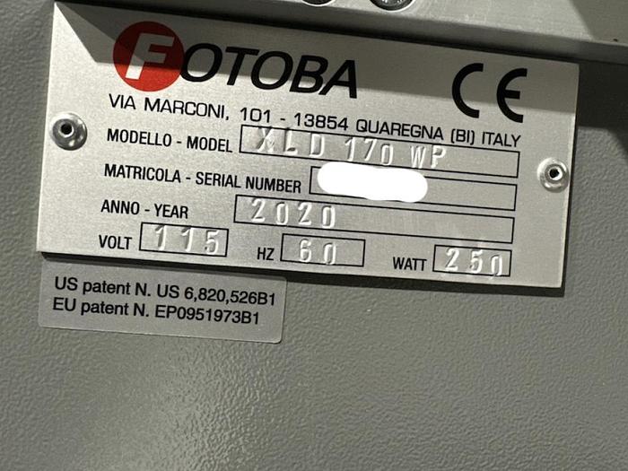 Fotoba XLD 170 WP Digital Cutter (Used) Item # UE-121724D