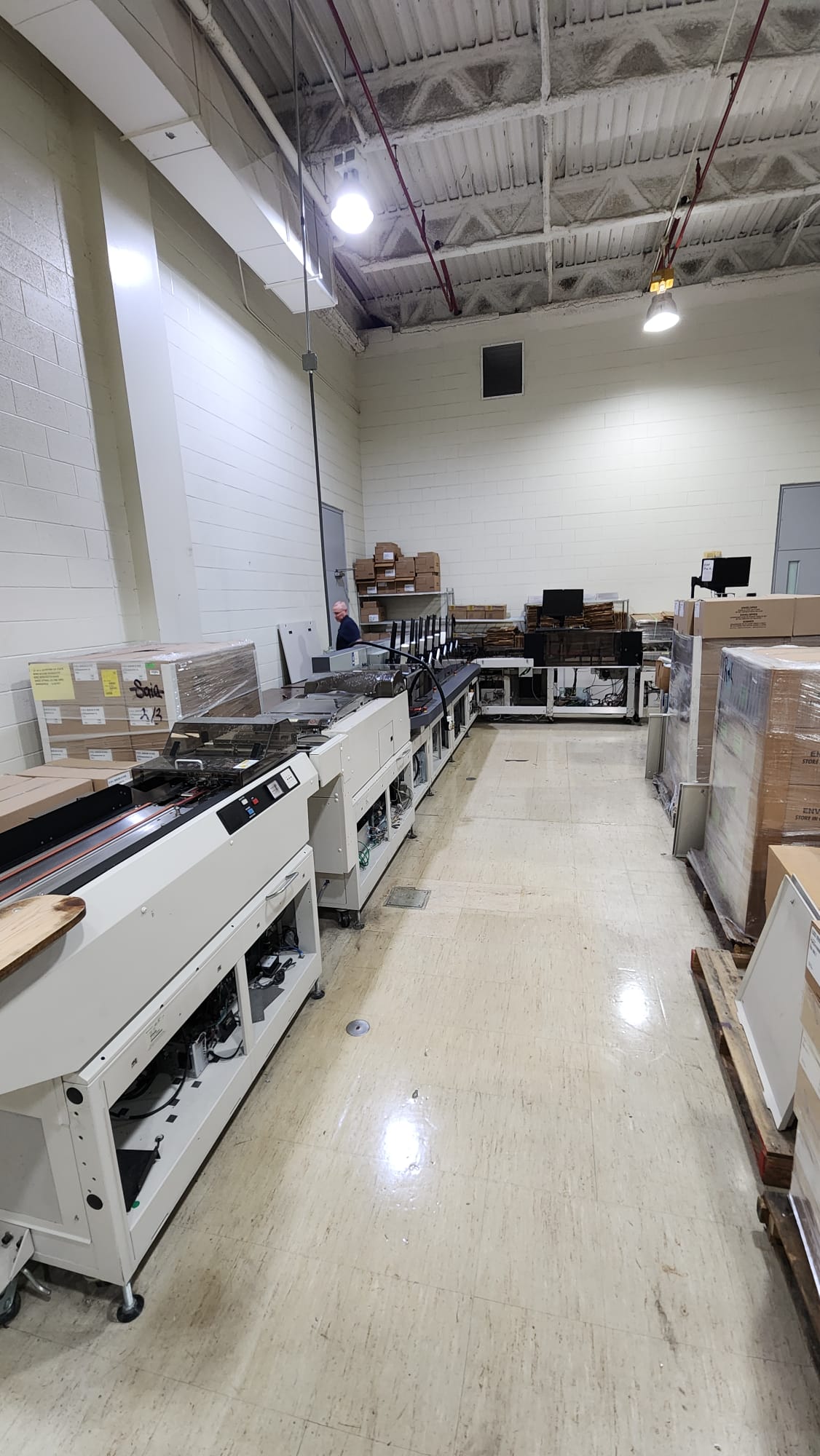 Pitney Bowes Bluecrest Mailstream Evolution Series (MSE) Flowmaster Mailing System (Used) Item # UE-121724I