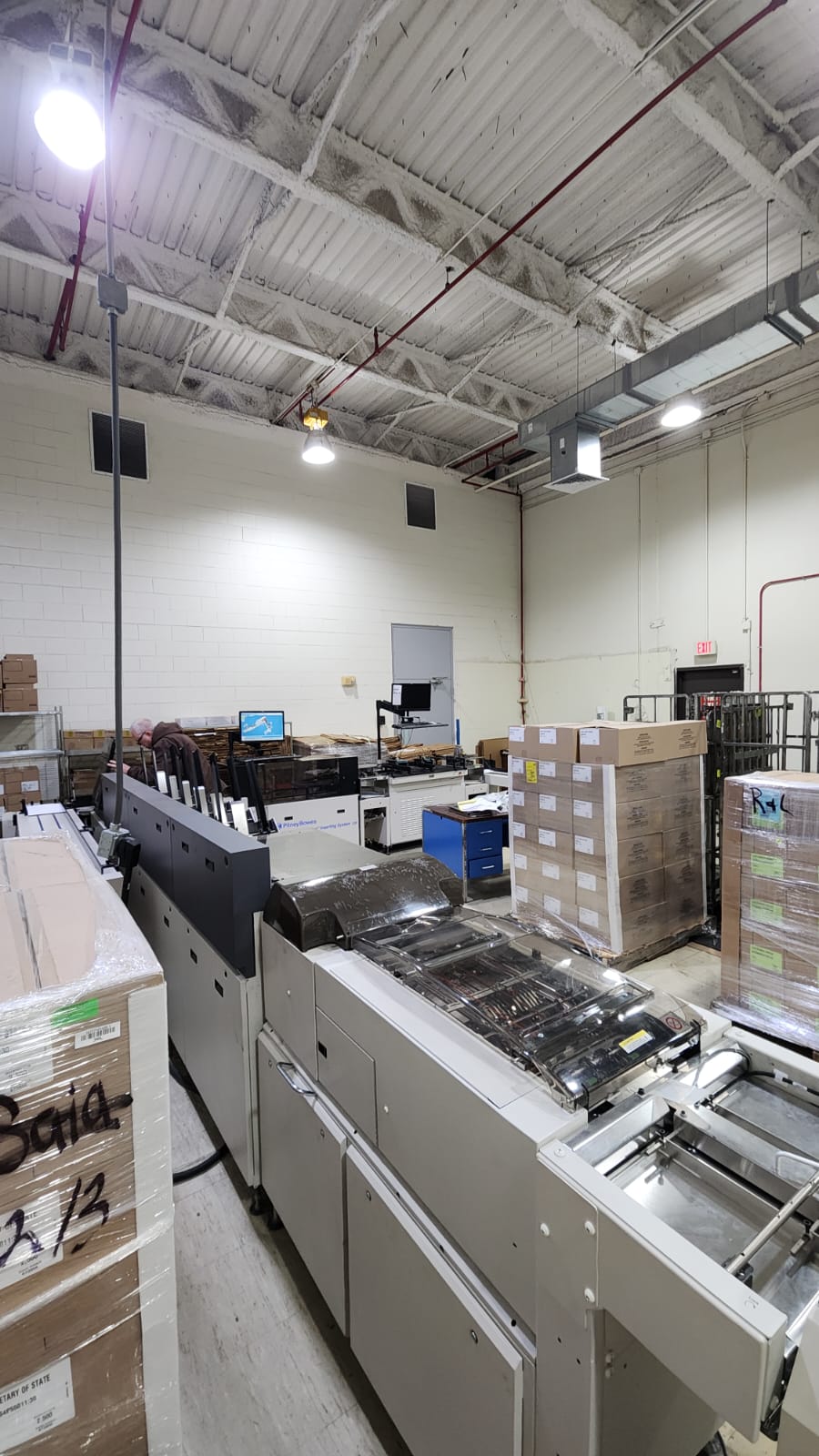 Pitney Bowes Bluecrest Mailstream Evolution Series (MSE) Flowmaster Mailing System (Used) Item # UE-121724I